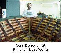 Russ Donovan at Philbrick Boat Works