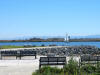 Photo of waterfront benches