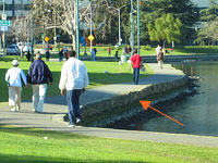 Lake Merritt Retaining Wall